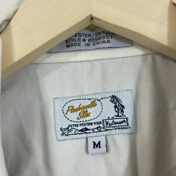 Panhandle Slim Western Black and Cream Shirt - Picture 5 of 16